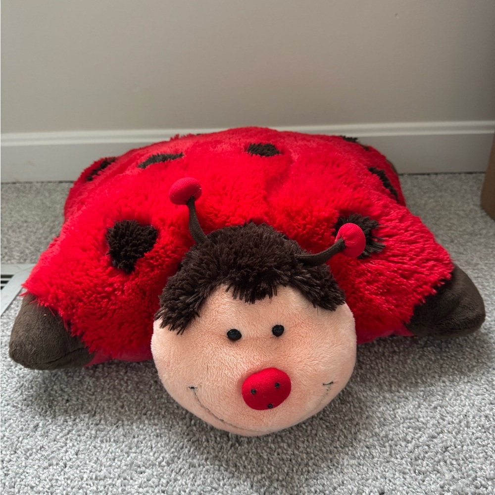 Lady bug pillow pet